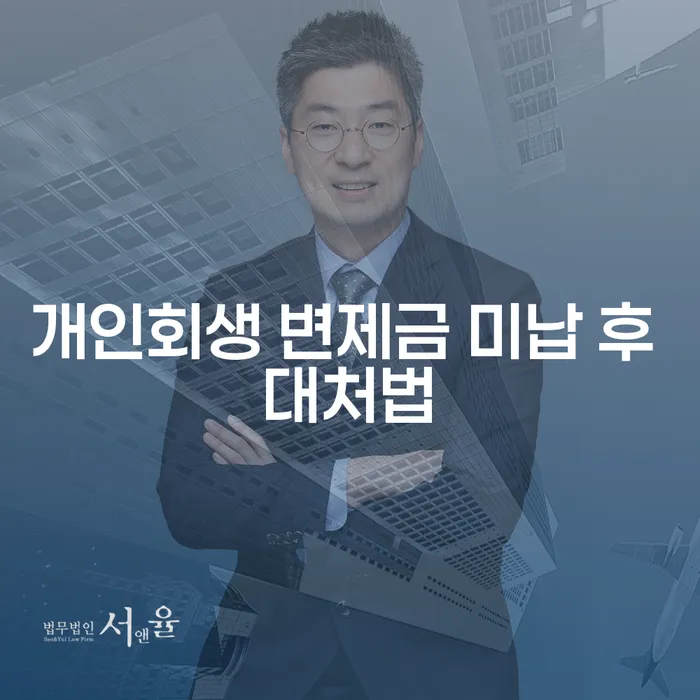 개인회생 변제금 미납 후 어떻게 대처해야 할까요?