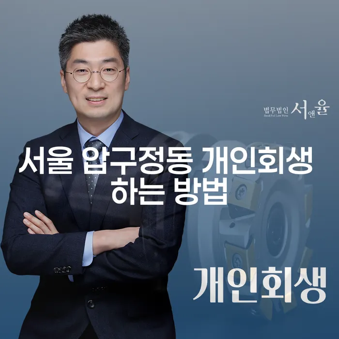 서울 압구정동 개인회생 하는 방법은 무엇인가요?