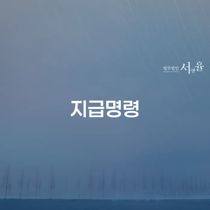지급명령 신청, 어떻게 빌린돈 받아드립니다?